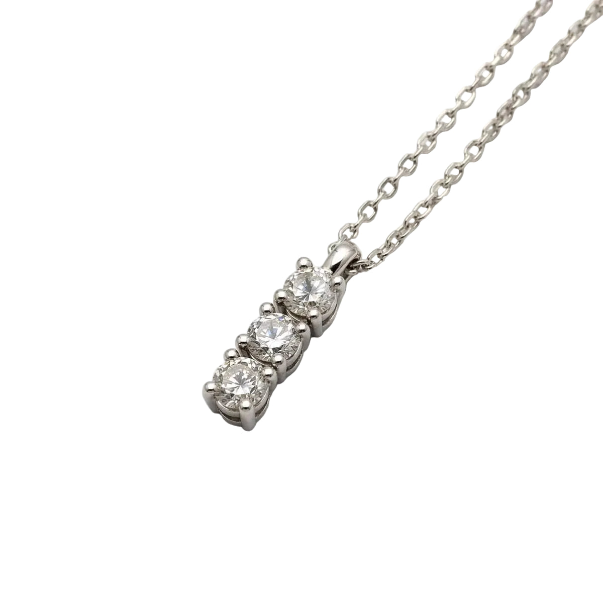 Collier Pendentif en or blanc et diamants