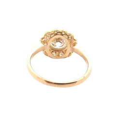 Bague Entourage en or jaune et diamants