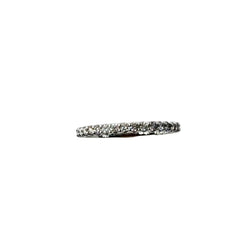 Bague Alliance JULIETTE en or blanc et diamants