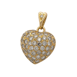 Pendentif en or jaune et diamants