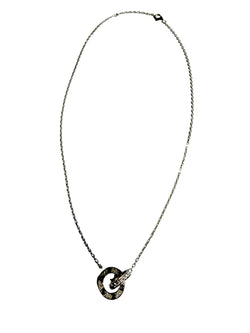 Collier Pendentif CARTIER "Love" en or blanc et diamants