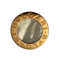 Bague BULGARI en or jaune et nacre