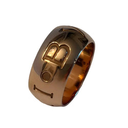 Bague Bandeau BULGARI "Monologo" en or rose
