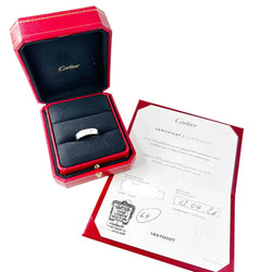 Bague Alliance CARTIER "Cartier d'Amour" en platine