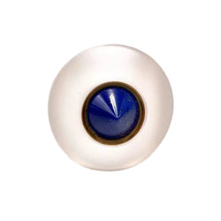 Bague Cocktail STOFFEL en or jaune, lapis-lazuli et quartz
