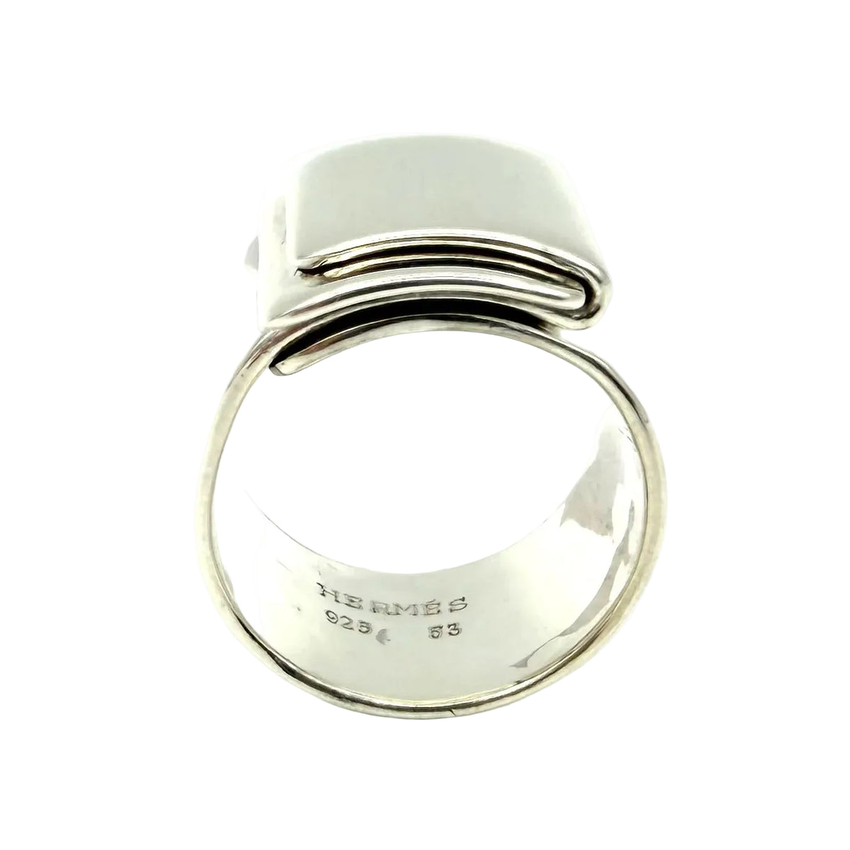 Bague HERMÈS Pliage en argent