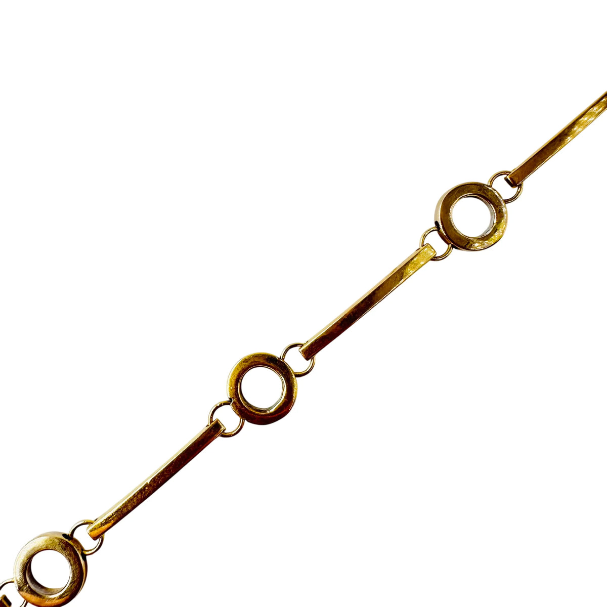 Bracelet Maille en or jaune et or rose