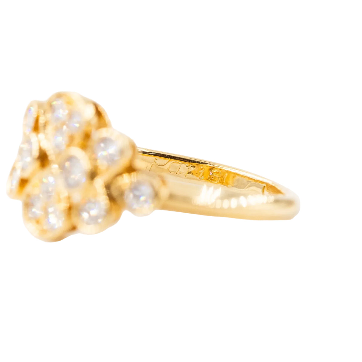 Bague CARTIER en or jaune et diamants