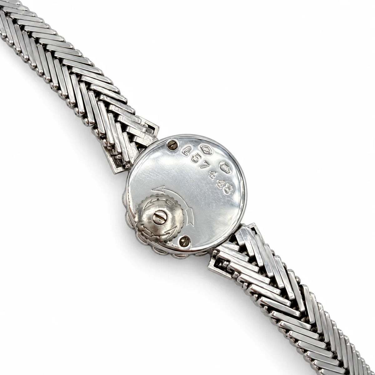 Montre JAEGER-LECOULTRE en or blanc et diamants