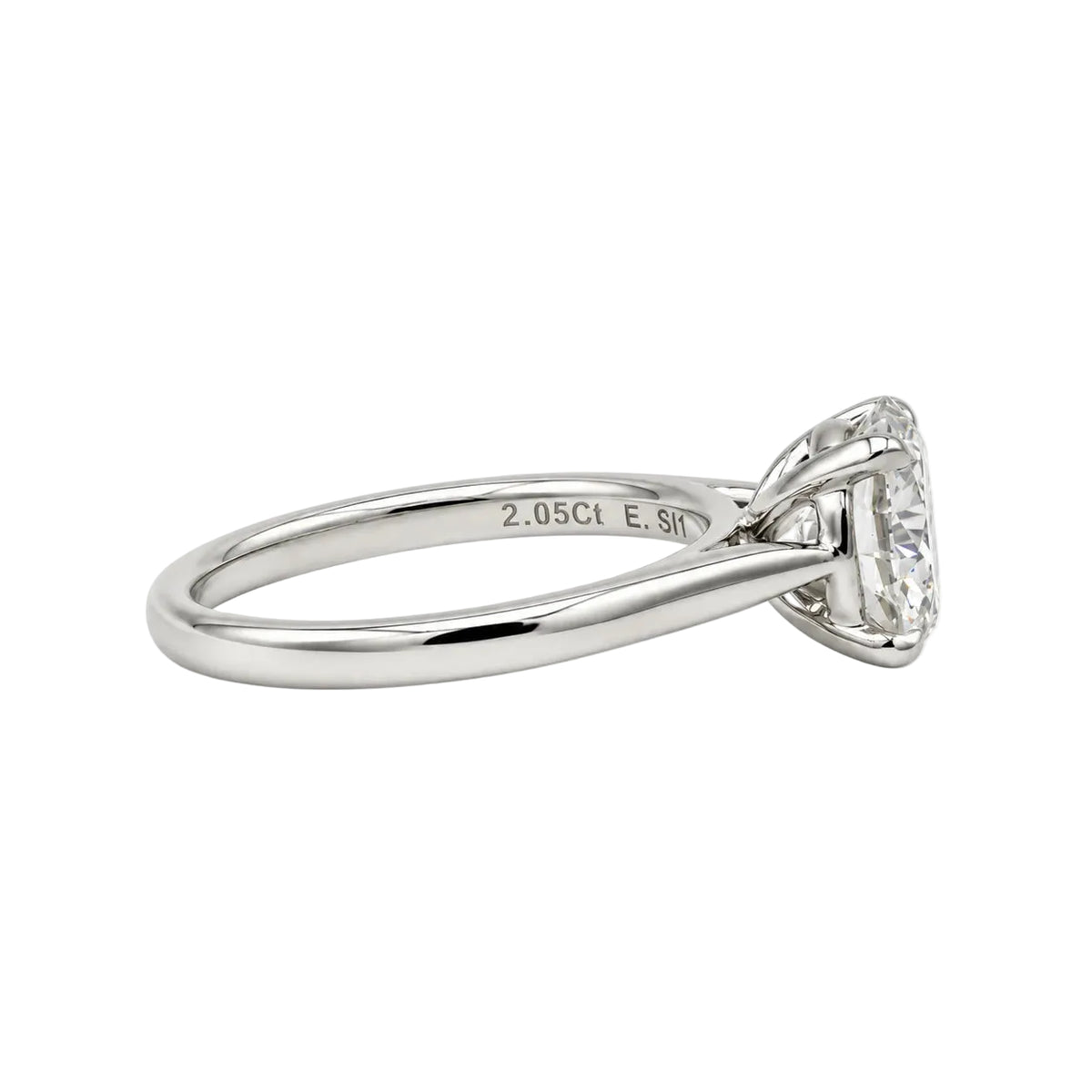 Bague Solitaire en or blanc et diamant