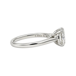 Bague Solitaire en or blanc et diamant