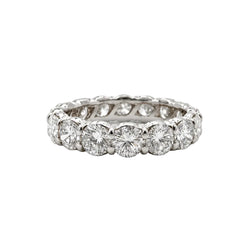 Bague Alliance en or blanc et diamants