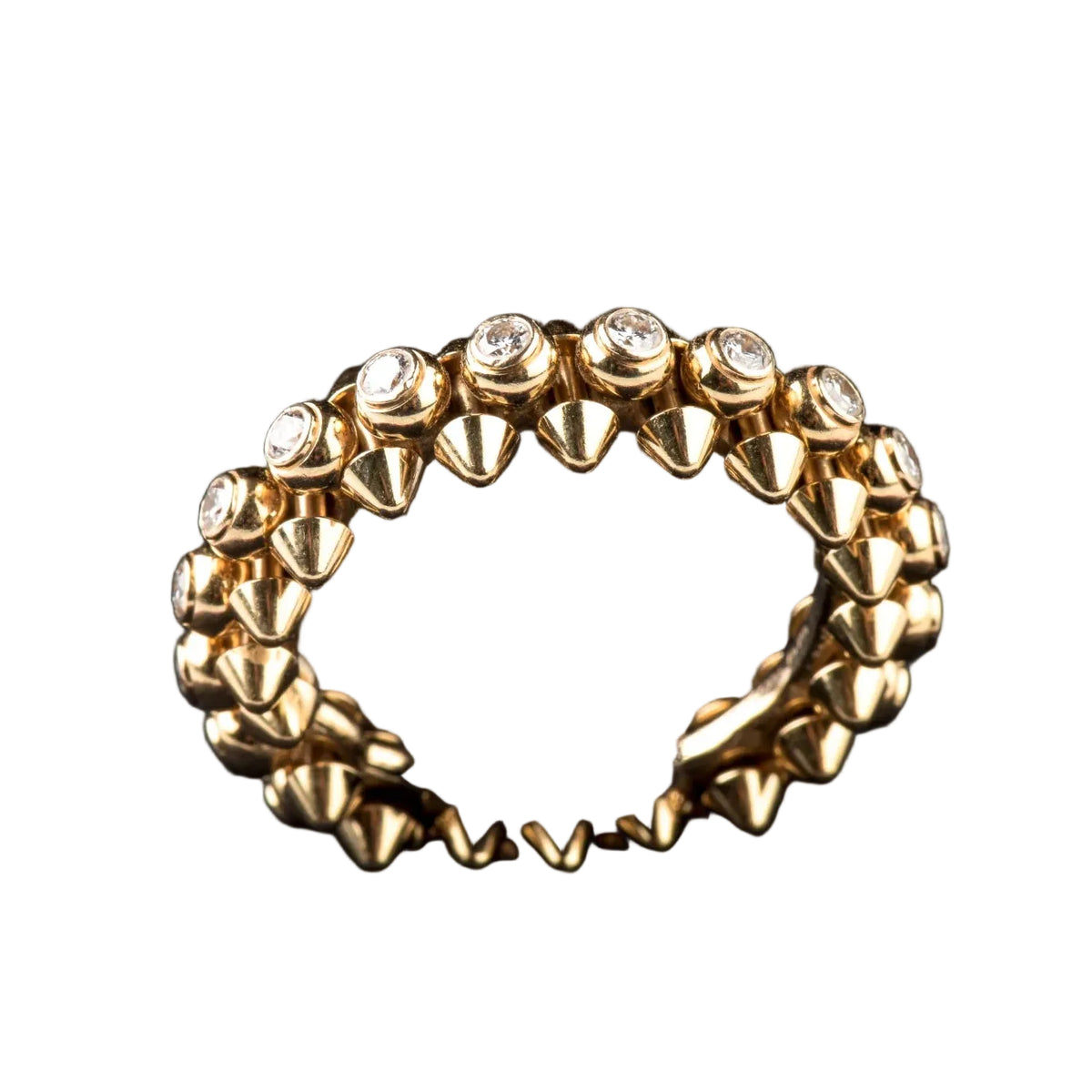 Bague CARTIER Clash en or rose et diamants