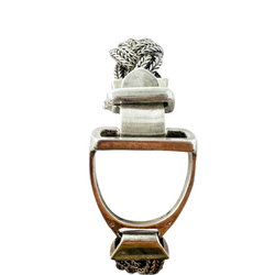 Bracelet HERMÈS "Étrier" en argent