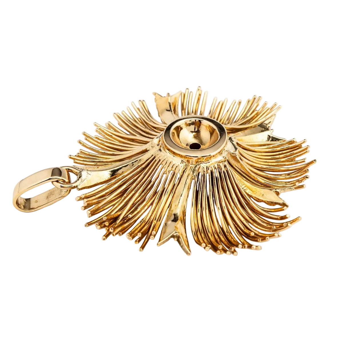 Pendentif en or jaune et diamants