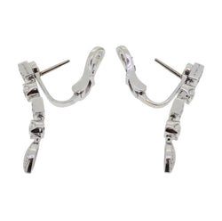 Boucles d'oreilles Pendantes BULGARI Lucea en or blanc et diamants