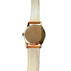 Montre OMÉGA en or jaune et cuir