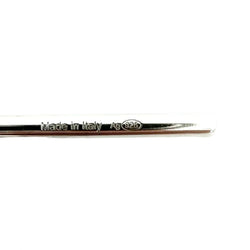 Boucles d'oreilles Créoles HERMÈS "Loop" GM en argent