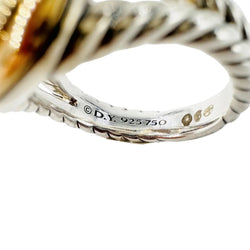 Bague DAVID YURMAN "Albion" en or jaune, argent et citrine