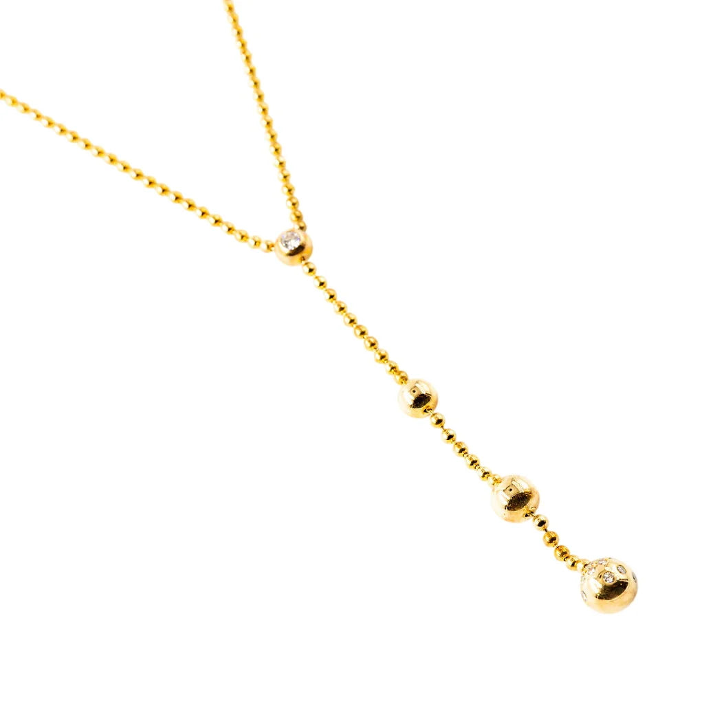 Collier Pendentif CARTIER Draperie de décolleté en or jaune et diamants