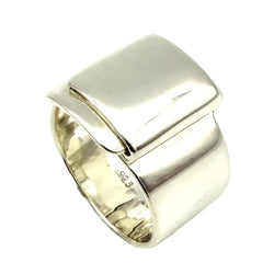 Bague HERMÈS Pliage en argent