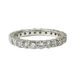 Bague Alliance en or blanc et diamants