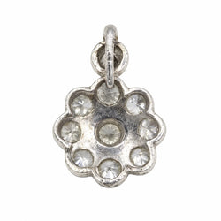 Pendentif en or blanc et diamants