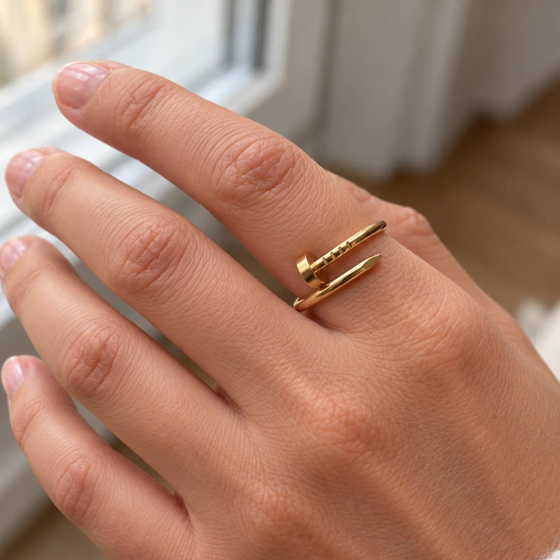 Bague Jonc CARTIER "Juste un Clou" en or rose