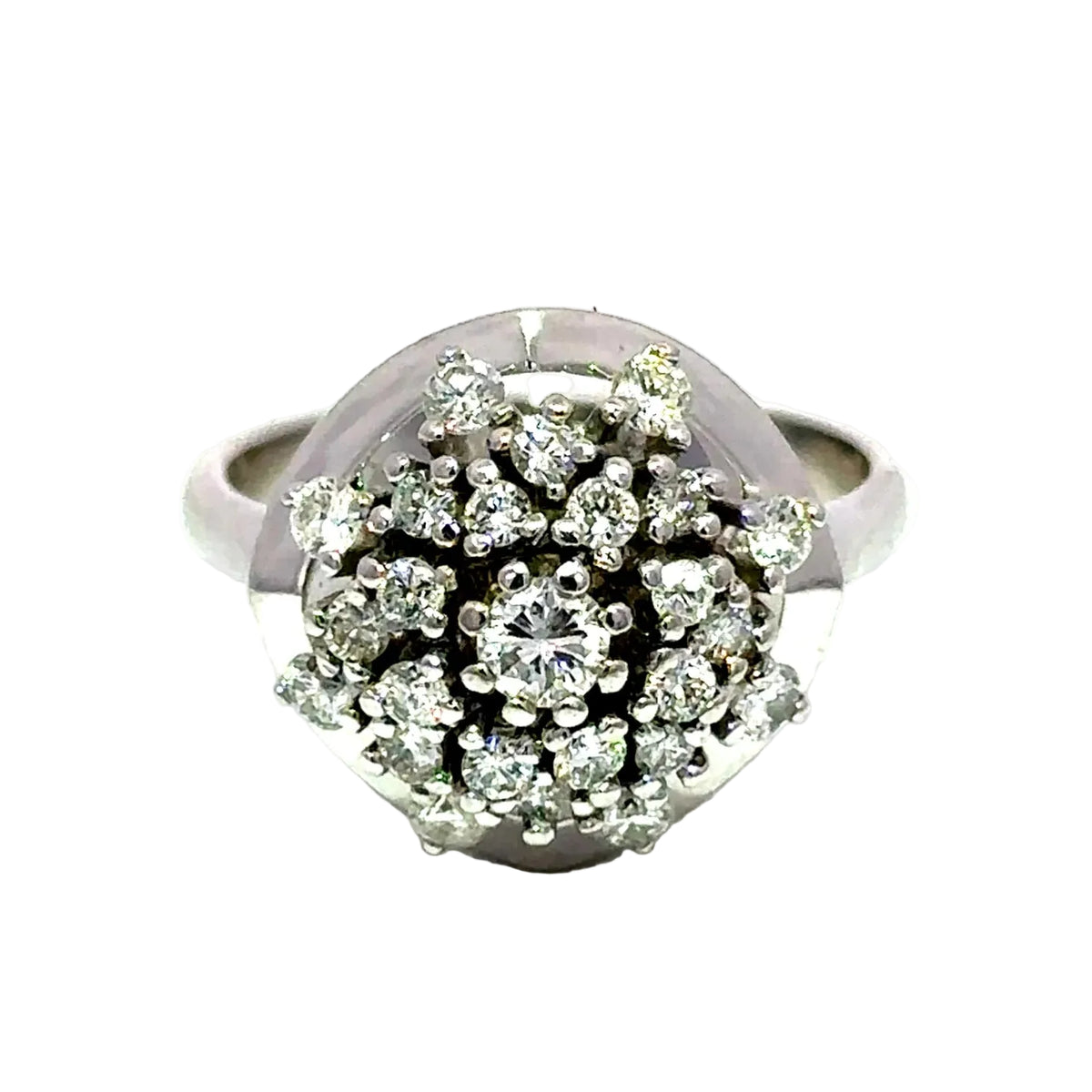 Bague Cocktail en or blanc et diamants