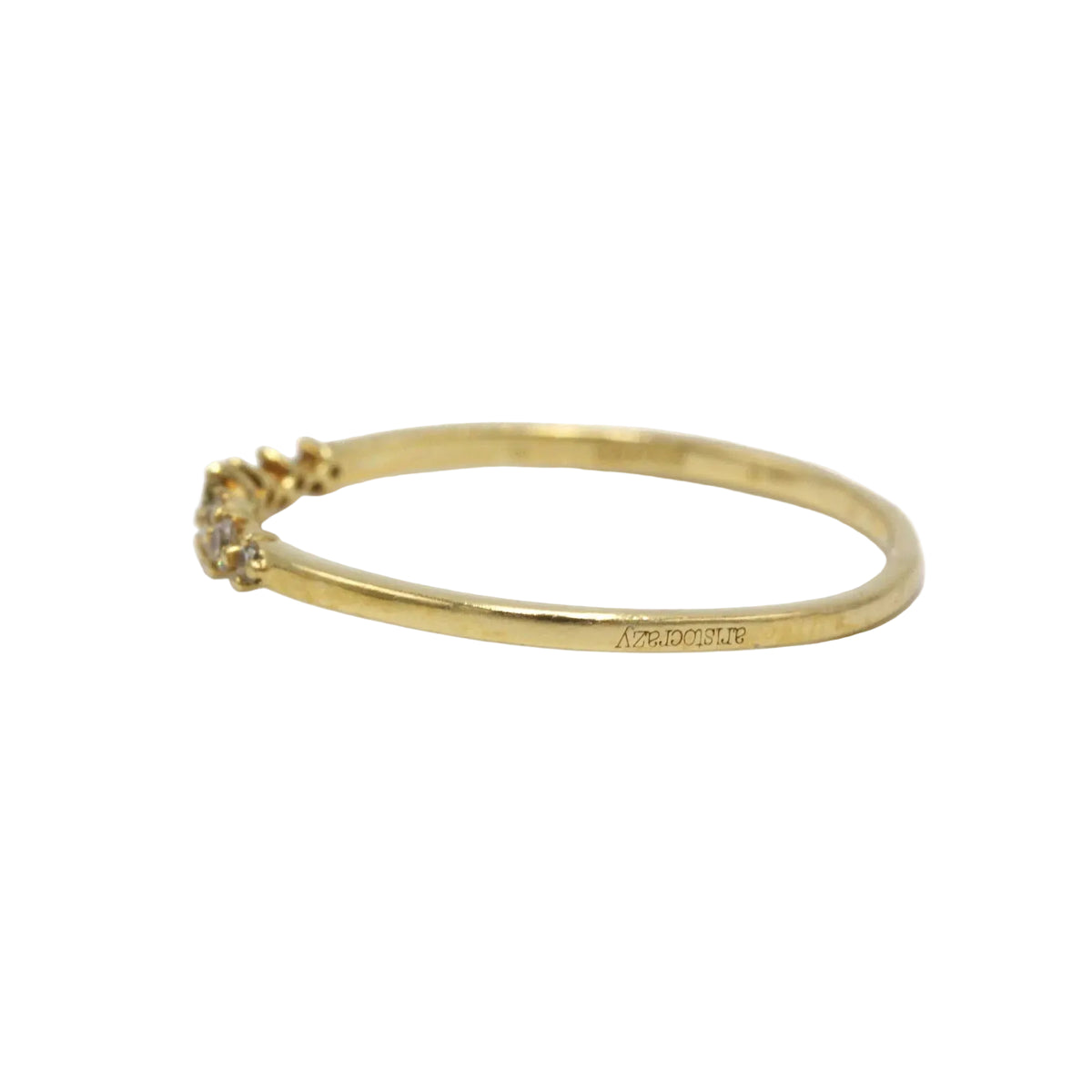Bague Alliance ARISTOCRAZY "Les Délicieux" en or jaune et diamants