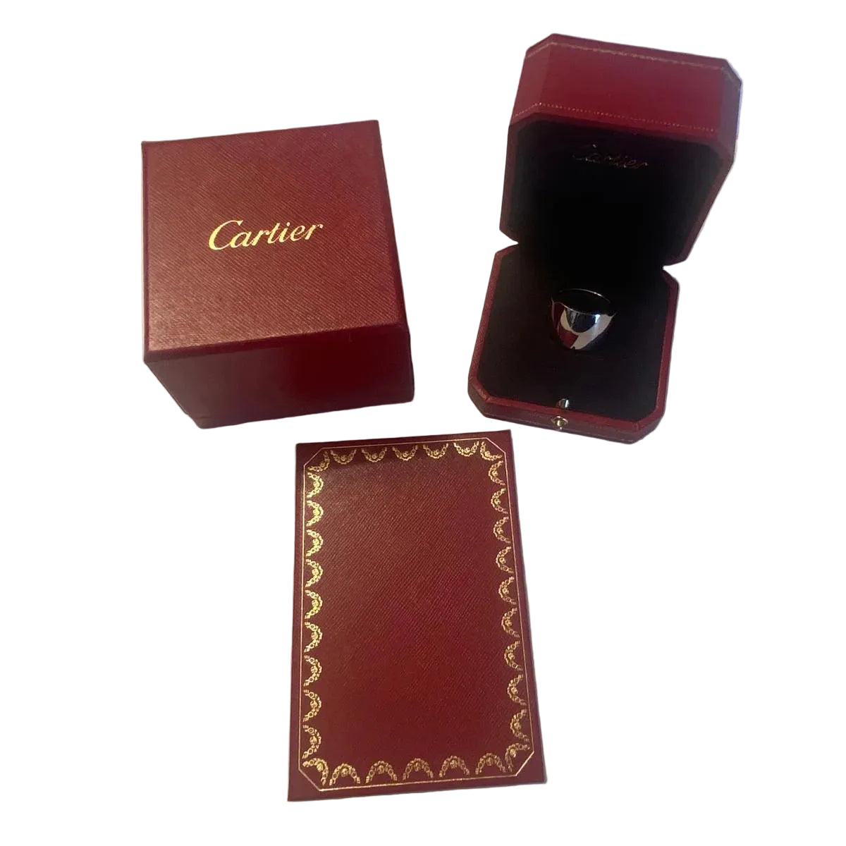 Bague CARTIER "Santos Dumont" en or blanc
