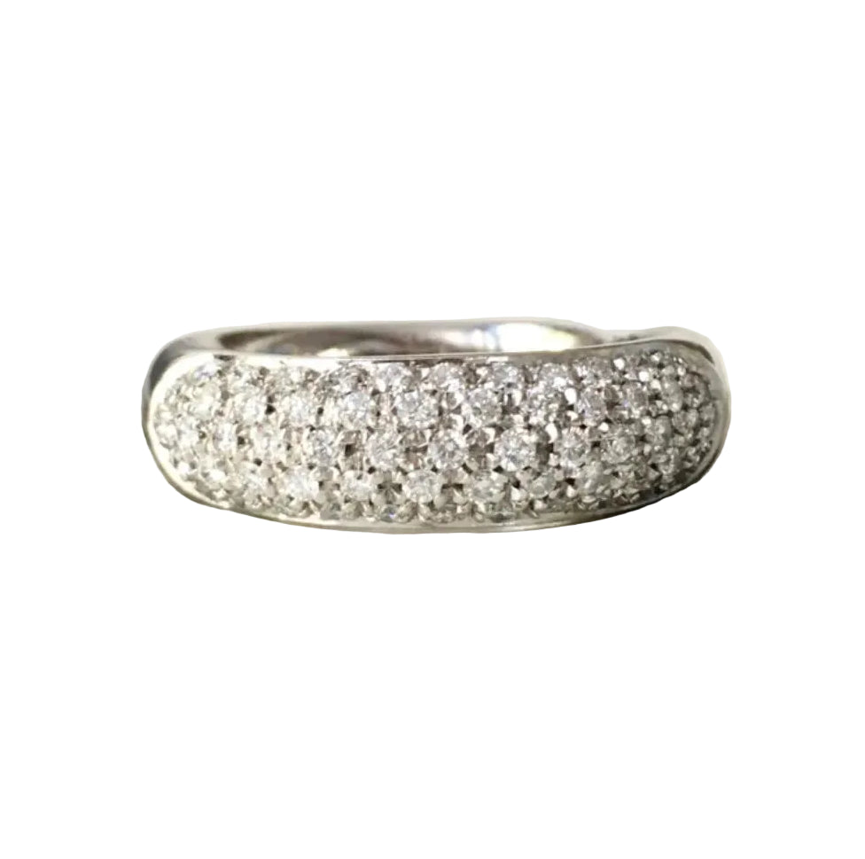 Bague Pavée DAMIANI en or blanc et diamants