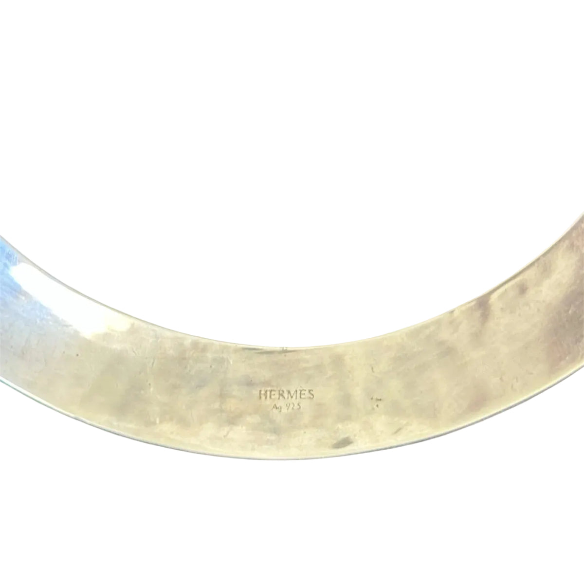 Collier Torque HERMÈS "Timoure" en argent