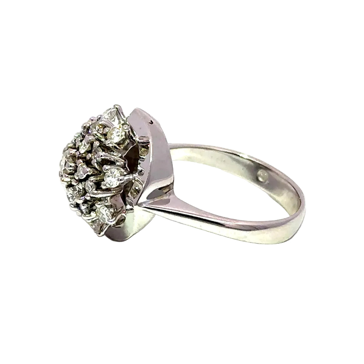 Bague Cocktail en or blanc et diamants