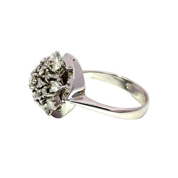 Bague Cocktail en or blanc et diamants