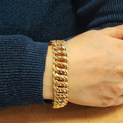 Bracelet Maille en or jaune