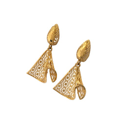 Boucles d’oreilles Pendantes en or jaune