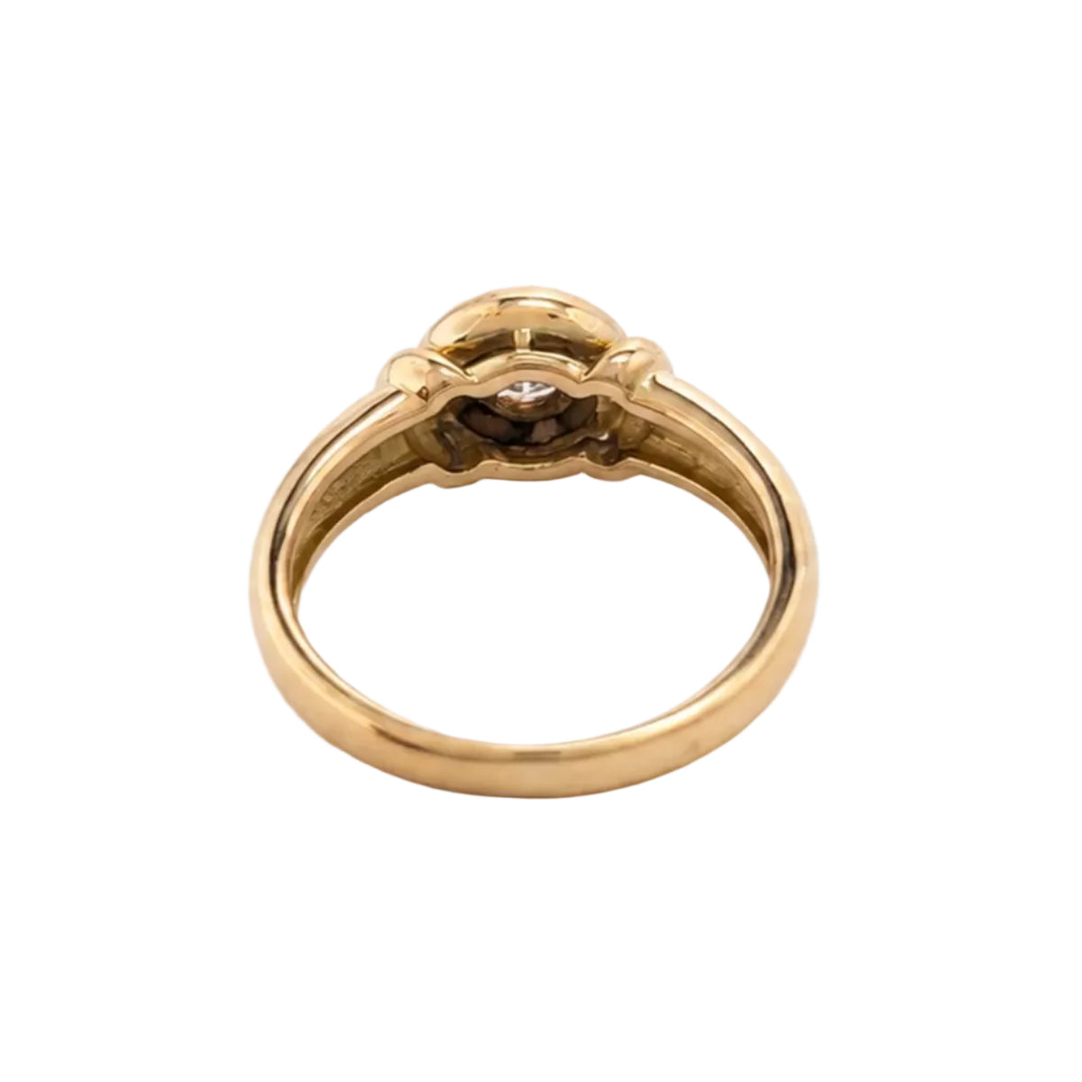 Bague Solitaire en or jaune et diamant