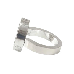 Bague Solitaire CHOPARD "Happy Spirit" en or blanc et diamant