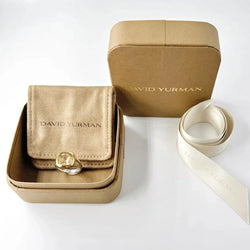 Bague DAVID YURMAN "Albion" en or jaune, argent et citrine