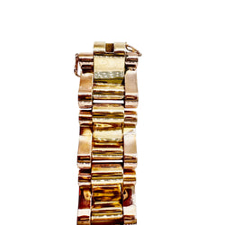Bracelet tank en or jaune