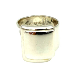 Bague HERMÈS Pliage en argent