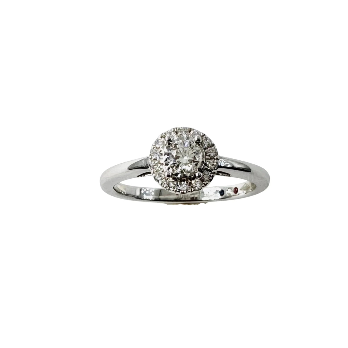 Bague Solitaire JULIETTE en or blanc et diamants