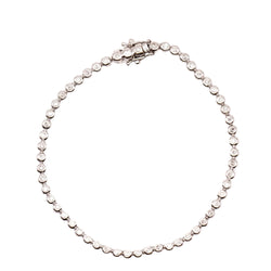 Bracelet Ligne en or blanc et diamants