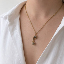 Pendentif en or jaune et diamants