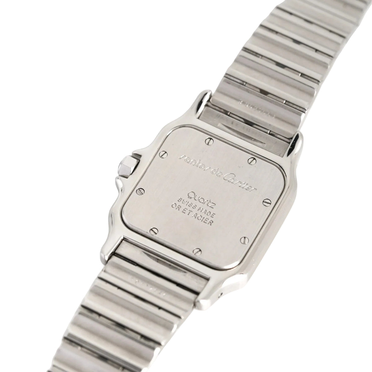 Montre CARTIER "Santos" GM en or jaune et acier