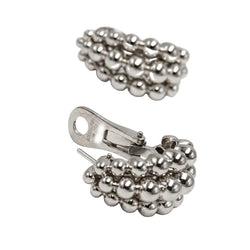 Boucles d'oreilles Clips BOUCHERON Grains de raisin en or blanc