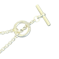 Collier Pendentif HERMÈS "Chaîne d'ancre enchaînée" GM en argent