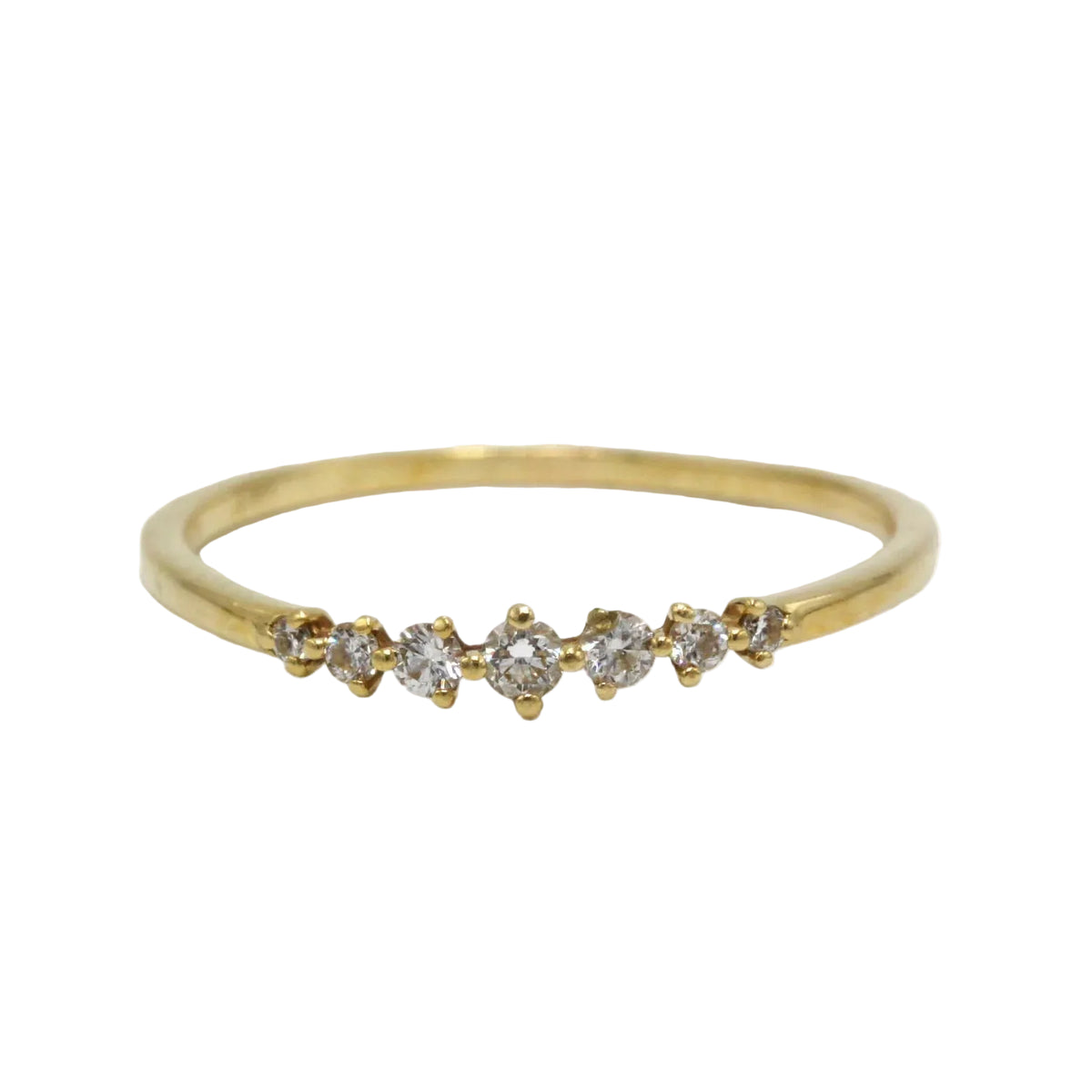 Bague Alliance ARISTOCRAZY "Les Délicieux" en or jaune et diamants