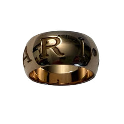 Bague Bandeau BULGARI "Monologo" en or rose